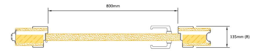 Detalle panel especial Ambiente - Tabiques Móviles